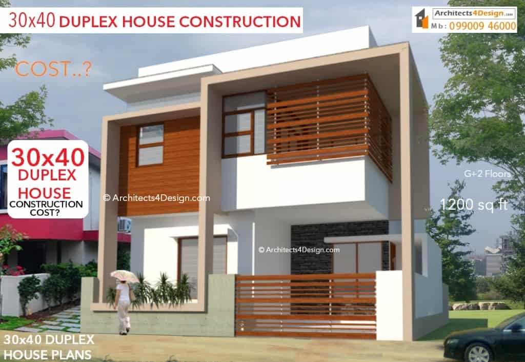 30x40 CONSTRUCTION COST in Bangalore | 30x40 House Construction Cost in