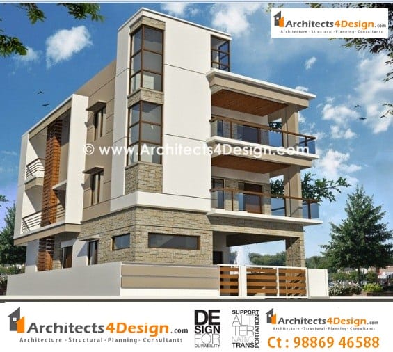 Duplex Bungalow Elevation Design at Rs 4000/sq ft in Ghaziabad