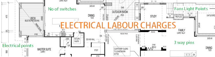 Electrical diagrams, electric fuse and screwdrivers on construction drawing  of house Stock Photo by ©ratmaner 53145515