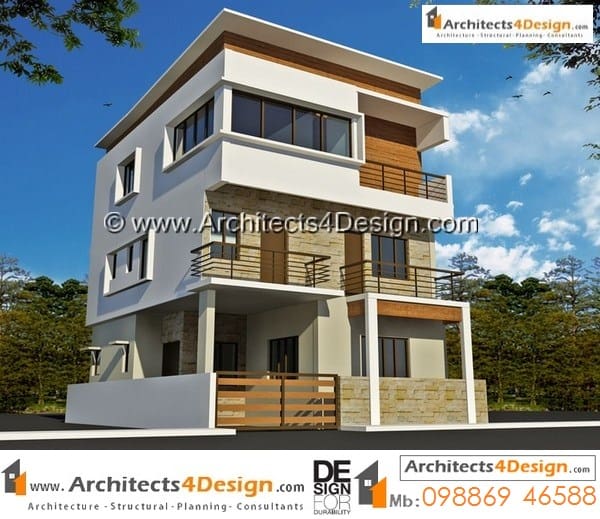 30x40 house  plans  west facing by Architects 30x40 west 