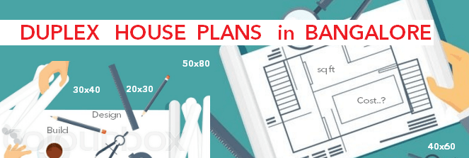 Duplex House Plans In Bangalore On 20x30 30x40 40x60 50x80 G