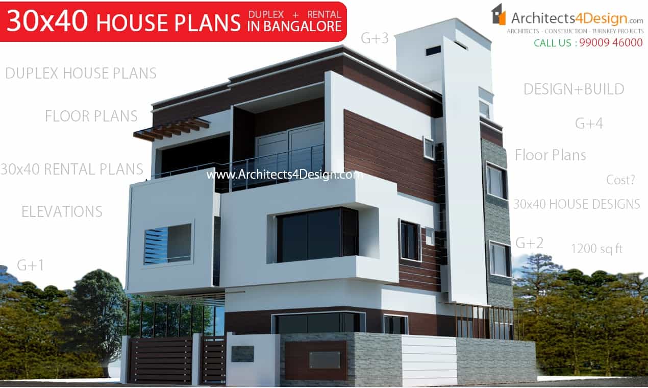 30x40 House Plans In Bangalore For G 1 G 2 G 3 G 4 Floors 30x40 Duplex House Plans House Designs Floor Plans In Bangalore