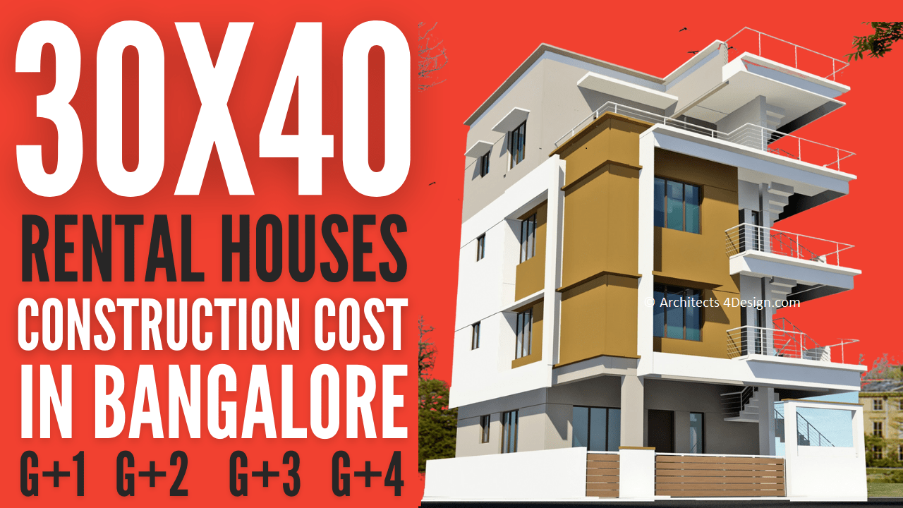 30x40 Rental house construction cost in bangalroe 30x40 construction cost