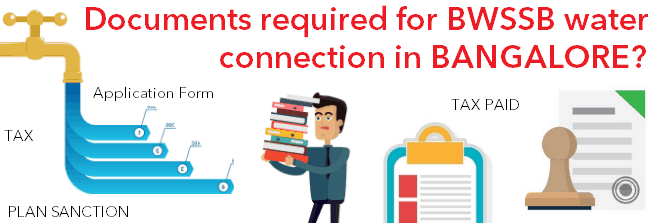 Documents required for BWSSB water connection Bangalore