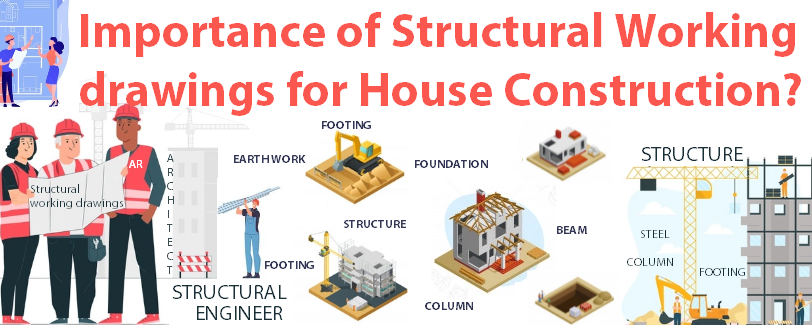 Importance of Structural working drawings for building a house or house construction